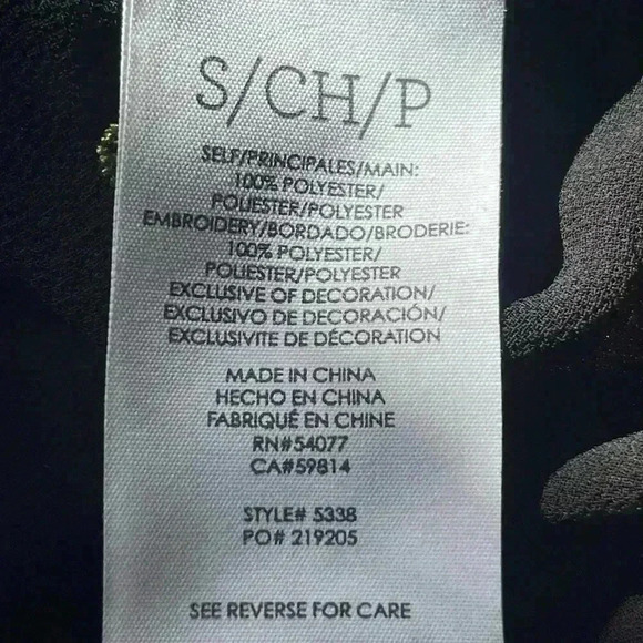 Cabi Sheer Oversized Long Sleeve Top Size Small - Picture 10 of 10